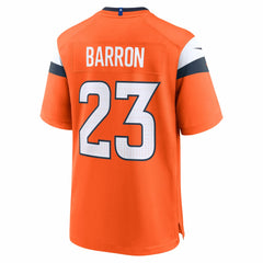 NFL Denver Broncos Jahdae Barron 2025 NFL Draft First Round Pick Game Jersey
