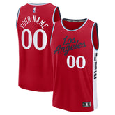 LA Clippers Fast Break Custom Jersey - Statement Edition - Red | Fanatics on sale