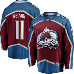 Brock Nelson Colorado Avalanche Fanatics Home Breakaway Jersey
