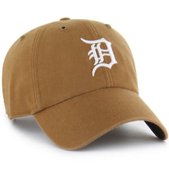 Detroit Tigers Carhartt x Clean Up Adjustable Hat - Brown | 47 brand