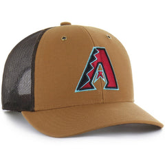Arizona Diamondbacks Carhartt x Trucker Adjustable Hat - Brown | 47 brand