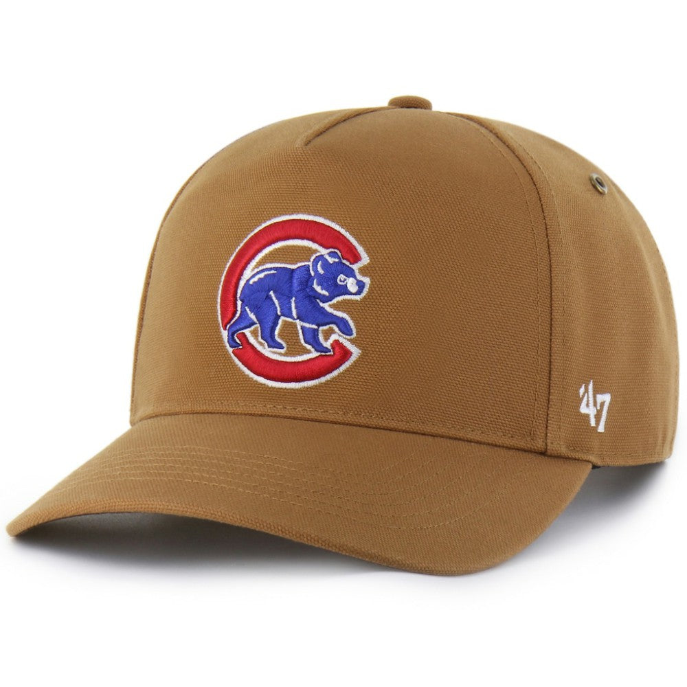 Chicago Cubs Carhartt x Hitch Adjustable Hat - Brown | 47 brand