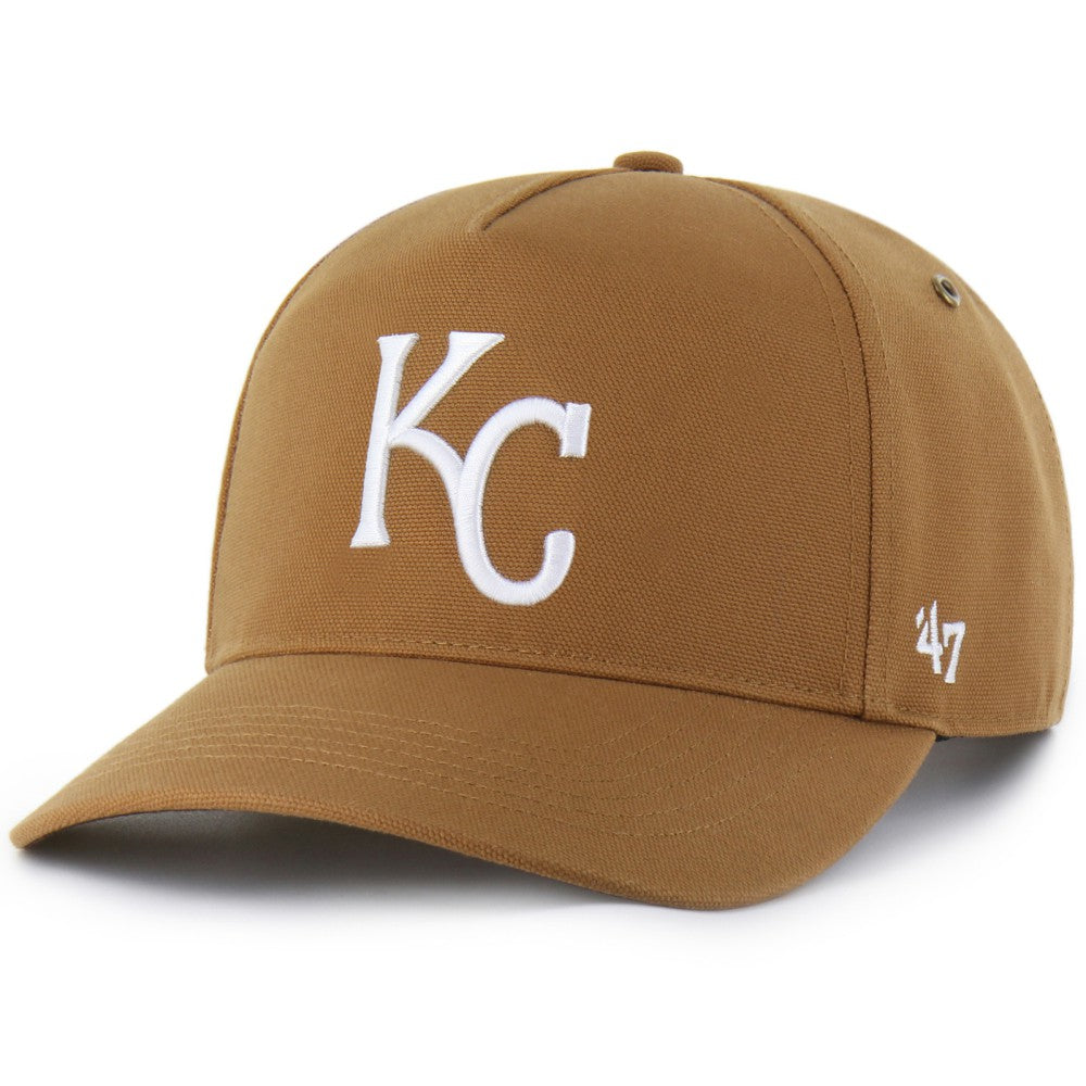 Kansas City Royals Carhartt x Hitch Adjustable Hat - Brown | 47 brand