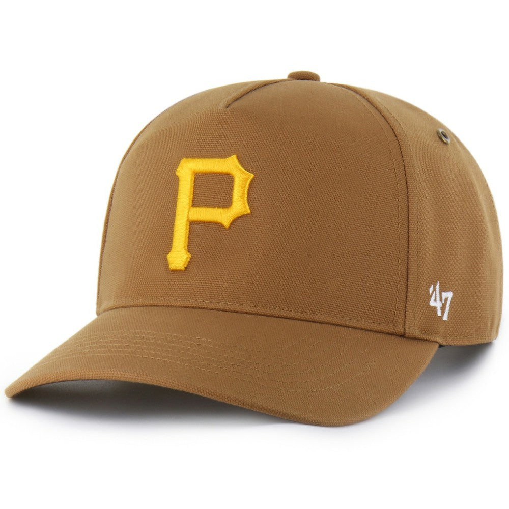 Pittsburgh Pirates Carhartt x Hitch Adjustable Hat - Brown | 47 brand