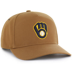 Milwaukee Brewers Carhartt x Hitch Adjustable Hat - Brown | 47 brand