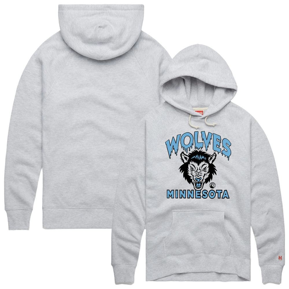Minnesota Timberwolves Homage Unisex Hometown Edition Tri-Blend Raglan Pullover Hoodie - Ash sale