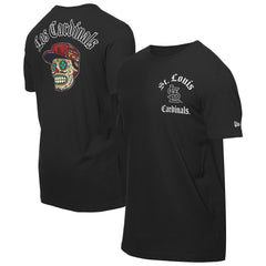 St. Louis Cardinals Sugar Skulls T-Shirt - Black | New Era