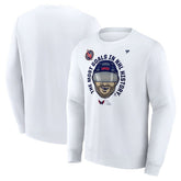 Alexander Ovechkin Washington Capitals Fanatics NHL All-Time Leading Goal Scorer GR8 Caricature Fleece Pullover Sweatshirt
