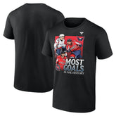 Alexander Ovechkin Washington Capitals Fanatics Most Goals Evolution of 895 T-Shirt