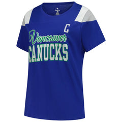 Quinn Hughes Vancouver Canucks Fanatics Women's Plus Size Name & Number Scoop Neck T-Shirt