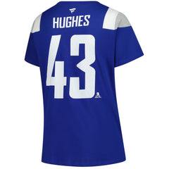 Quinn Hughes Vancouver Canucks Fanatics Women's Plus Size Name & Number Scoop Neck T-Shirt