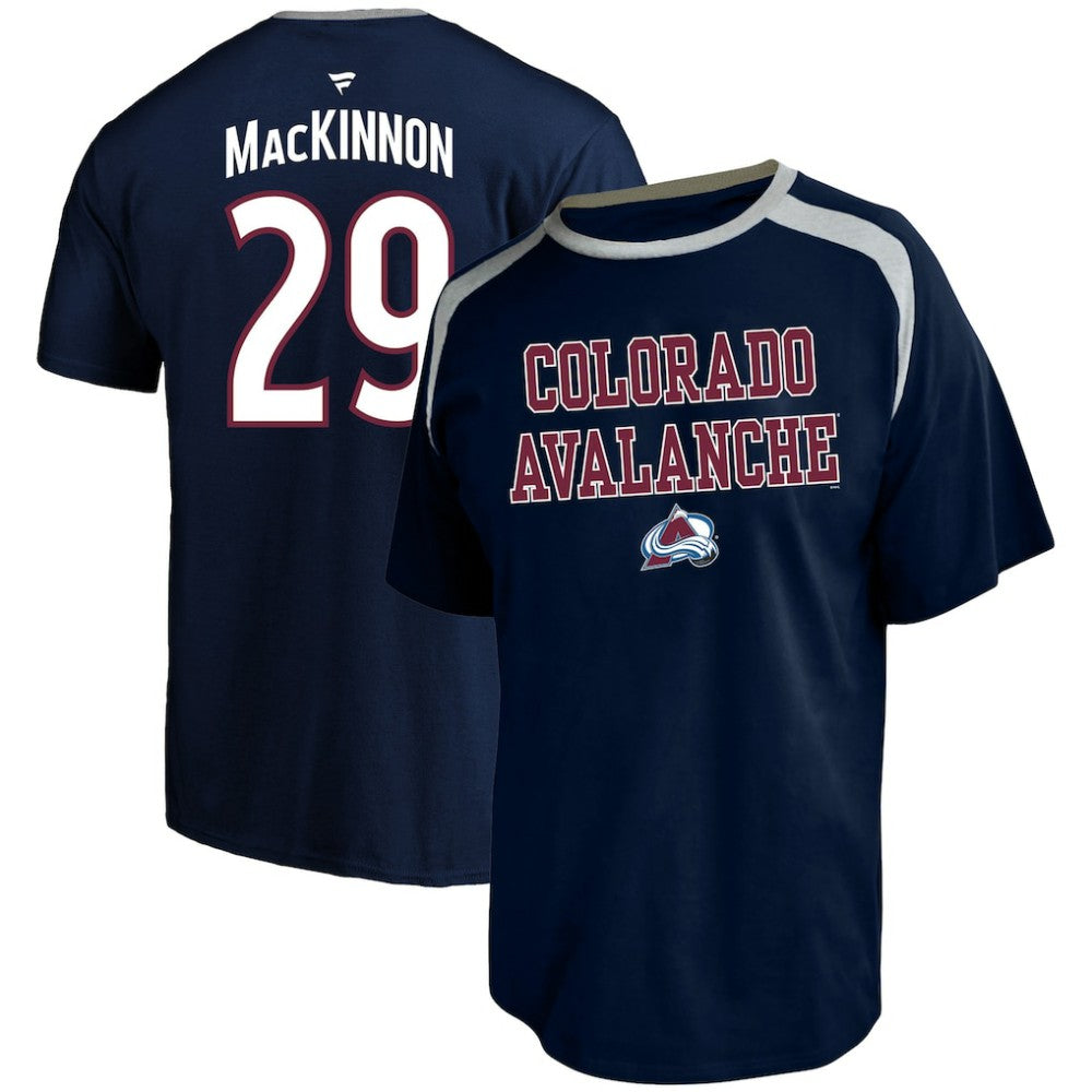 Nathan MacKinnon Colorado Avalanche Profile Big & Tall Name & Number T-Shirt