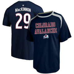 Nathan MacKinnon Colorado Avalanche Profile Big & Tall Name & Number T-Shirt