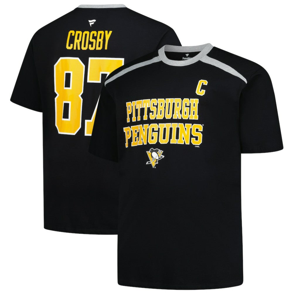 Sidney Crosby Pittsburgh Penguins Profile Big & Tall Name & Number T-Shirt