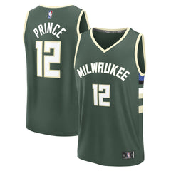 Taurean Prince Milwaukee Bucks Fast Break Replica Player Jersey - Icon Edition - Hunter Green | Fanatics online