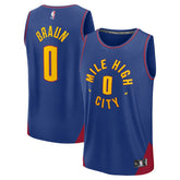 Christian Braun Denver Nuggets Fast Break Replica Player Jersey sale - Statement Editi- Blue | Fanatics cheap