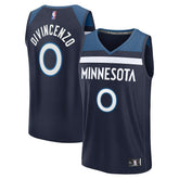 Donte DiVincenzo Minnesota Timberwolves Fast Break Replica Player Jersey - Icon Edition - Navy | Fanatics sale