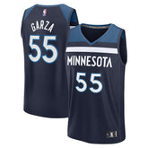 Luka Garza Minnesota Timberwolves Fast Break Replica Player Jersey - Icon Edition - Navy | Fanatics for sale
