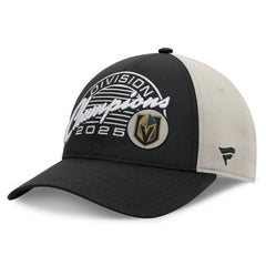 Vegas Golden Knights Fanatics 2025 Pacific Division Champions Locker Room Adjustable Hat