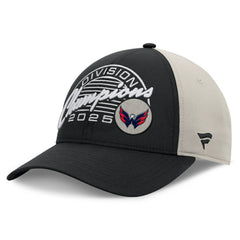 Washington Capitals Fanatics 2025 Metropolitan Division Champions Locker Room Adjustable Hat