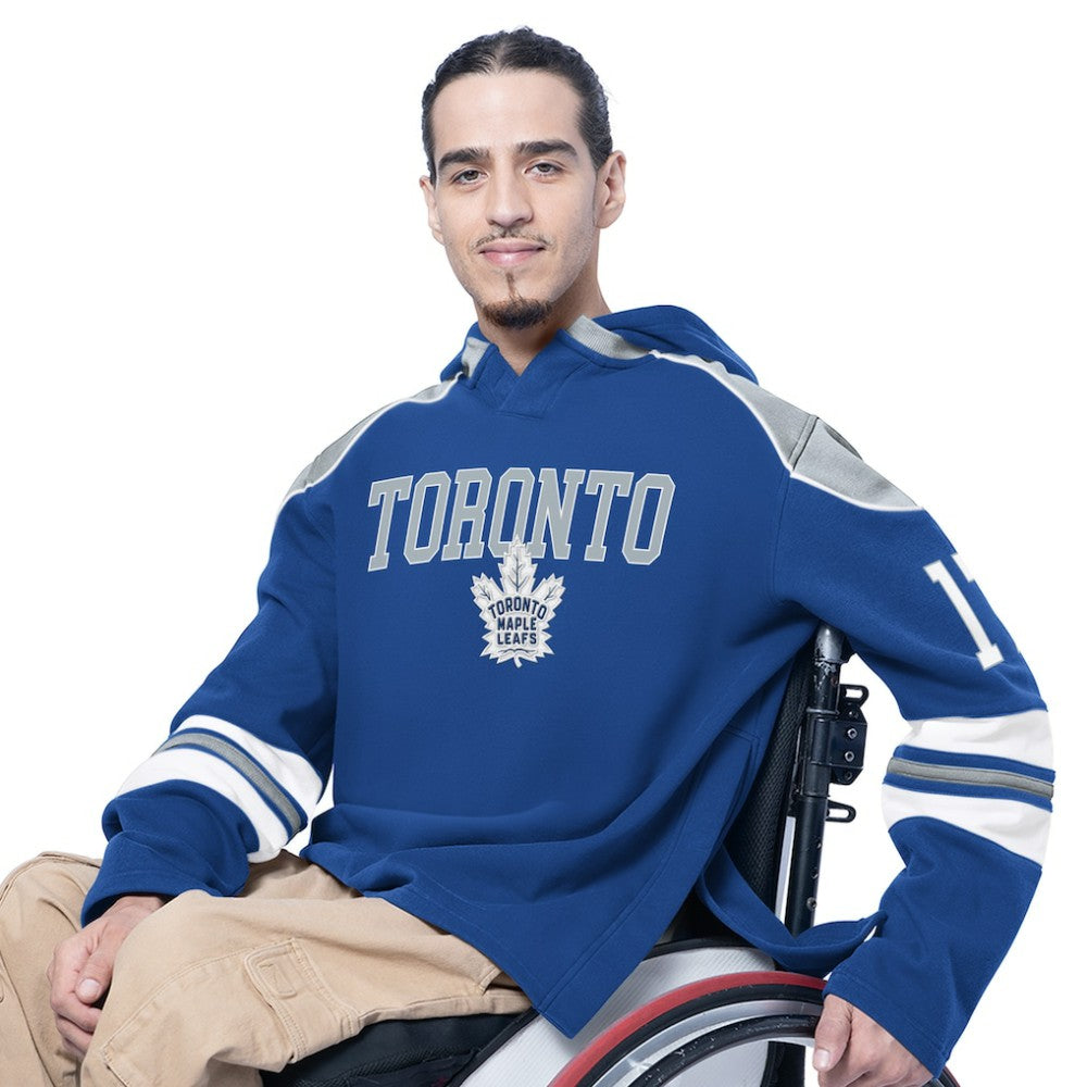 Toronto Maple Leafs G-III Sports by Carl Banks Adaptive Wear Lord Stanley Hooded Long Sleeve Sweatshirt