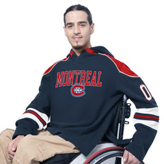 Montreal Canadiens G-III Sports by Carl Banks Adaptive Wear Lord Stanley Hooded Long Sleeve Sweatshirt