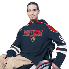 Florida Panthers G-III Sports by Carl Banks Adaptive Wear Lord Stanley Hooded Long Sleeve Sweatshirt