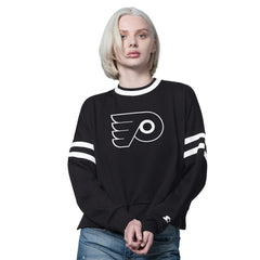 Philadelphia Flyers Starter Women's Rally Fleece Cropped Sweatshirt