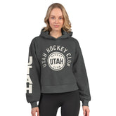 Utah Mammoth Starter Women's Star Player Cropped Fleece Hoodie