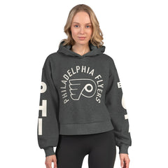 Philadelphia Flyers Starter Women's Star Player Cropped Fleece Hoodie