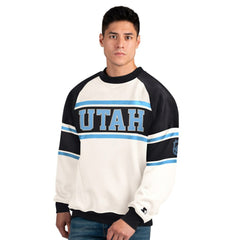 Utah Mammoth Starter Male Adult Defense Fleece Crewneck Sweatshirt