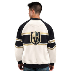 Vegas Golden Knights Starter Male Adult Defense Fleece Crewneck Sweatshirt