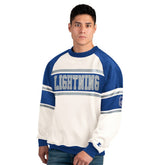 Tampa Bay Lightning Starter Male Adult Defense Fleece Crewneck Sweatshirt