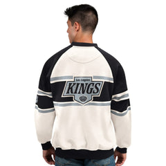 Los Angeles Kings Starter Male Adult Defense Fleece Crewneck Sweatshirt