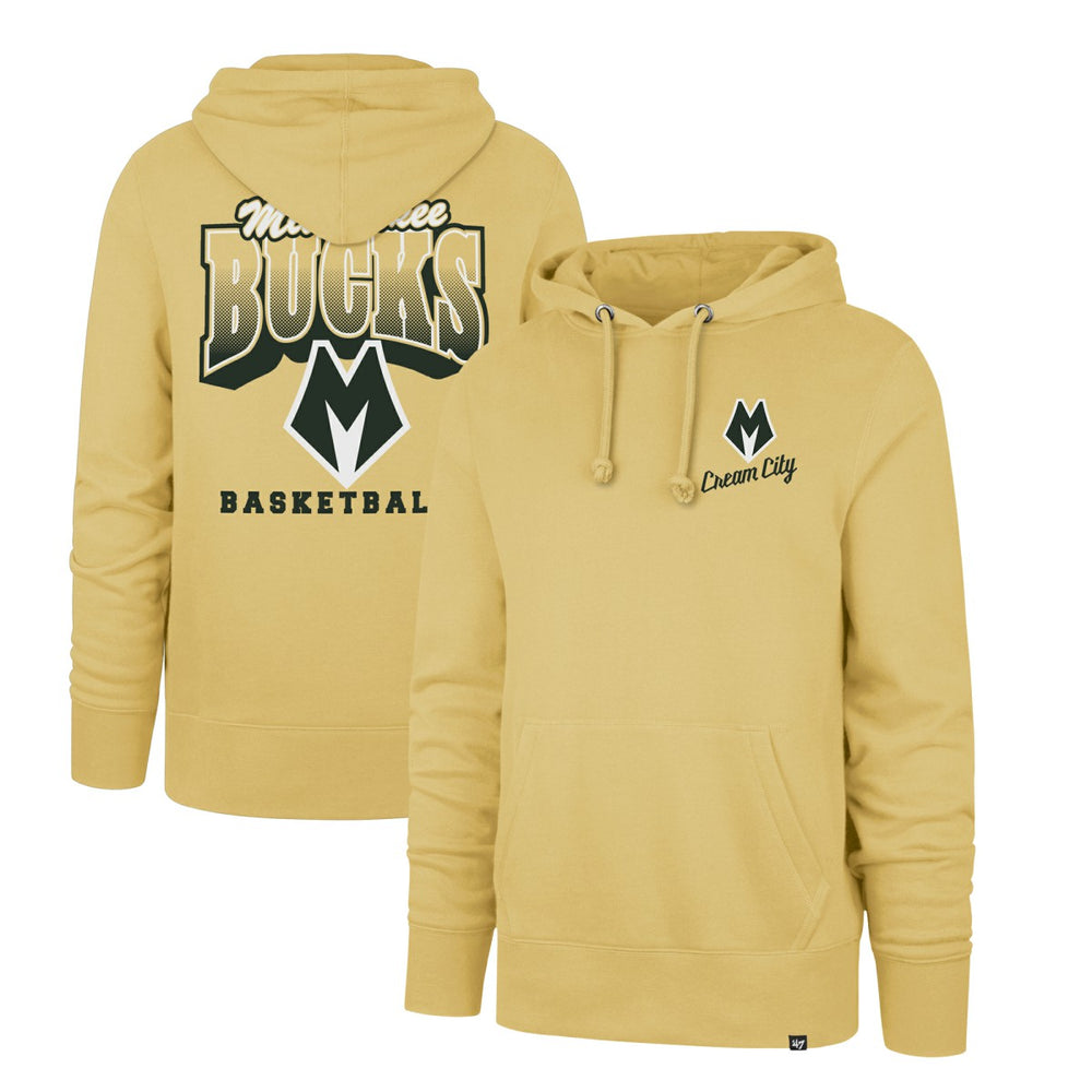 Milwaukee Bucks '47 2025/26 City Edition Jab Step Headline Hoodie - Gold | 47 brand sale