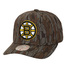 Boston Bruins Mitchell & Ness Hidden Camo Pro Crown Adjustable Hat