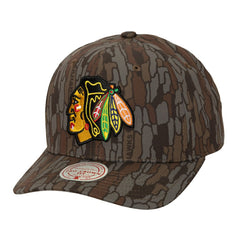 Chicago Blackhawks Mitchell & Ness Hidden Camo Pro Crown Adjustable Hat