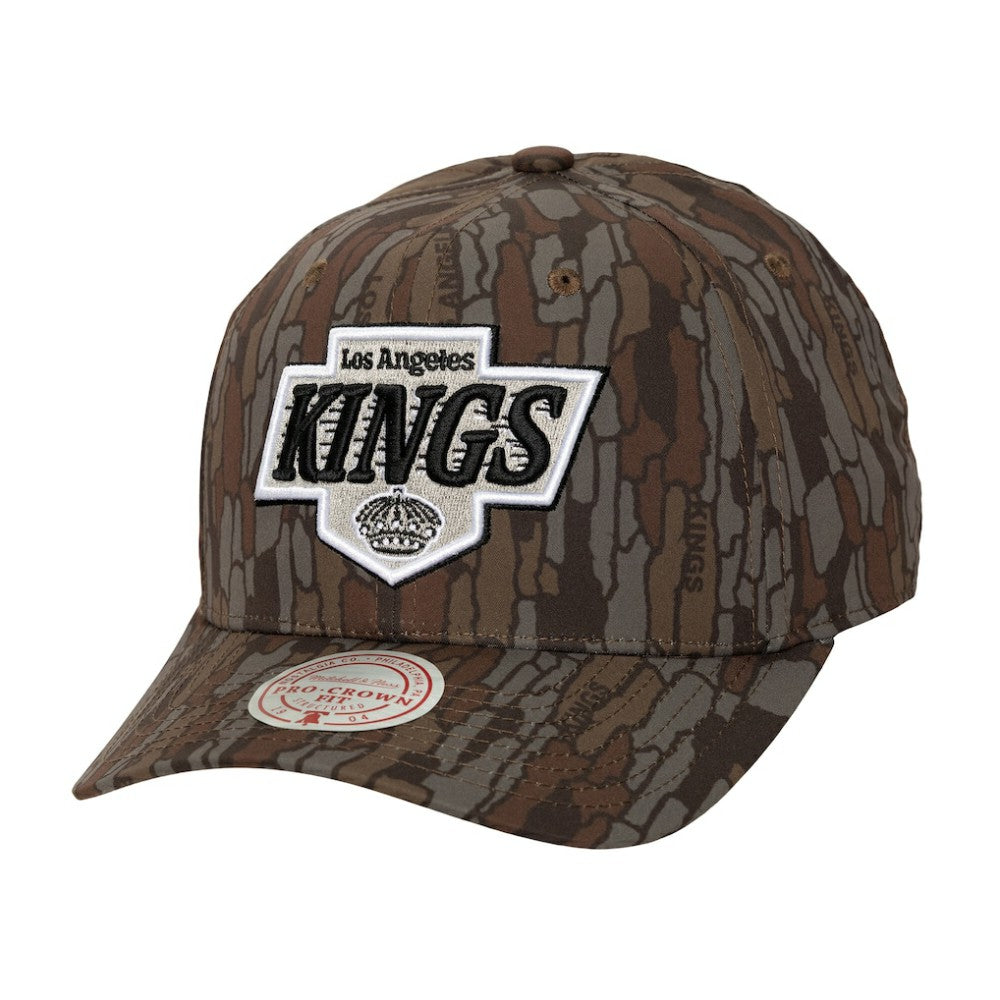 Los Angeles Kings Mitchell & Ness Hidden Camo Pro Crown Adjustable Hat