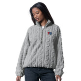 Philadelphia 76ers G-III 4Her by Carl Banks Women's Champ Half-Zip Pullover - Gray outlet