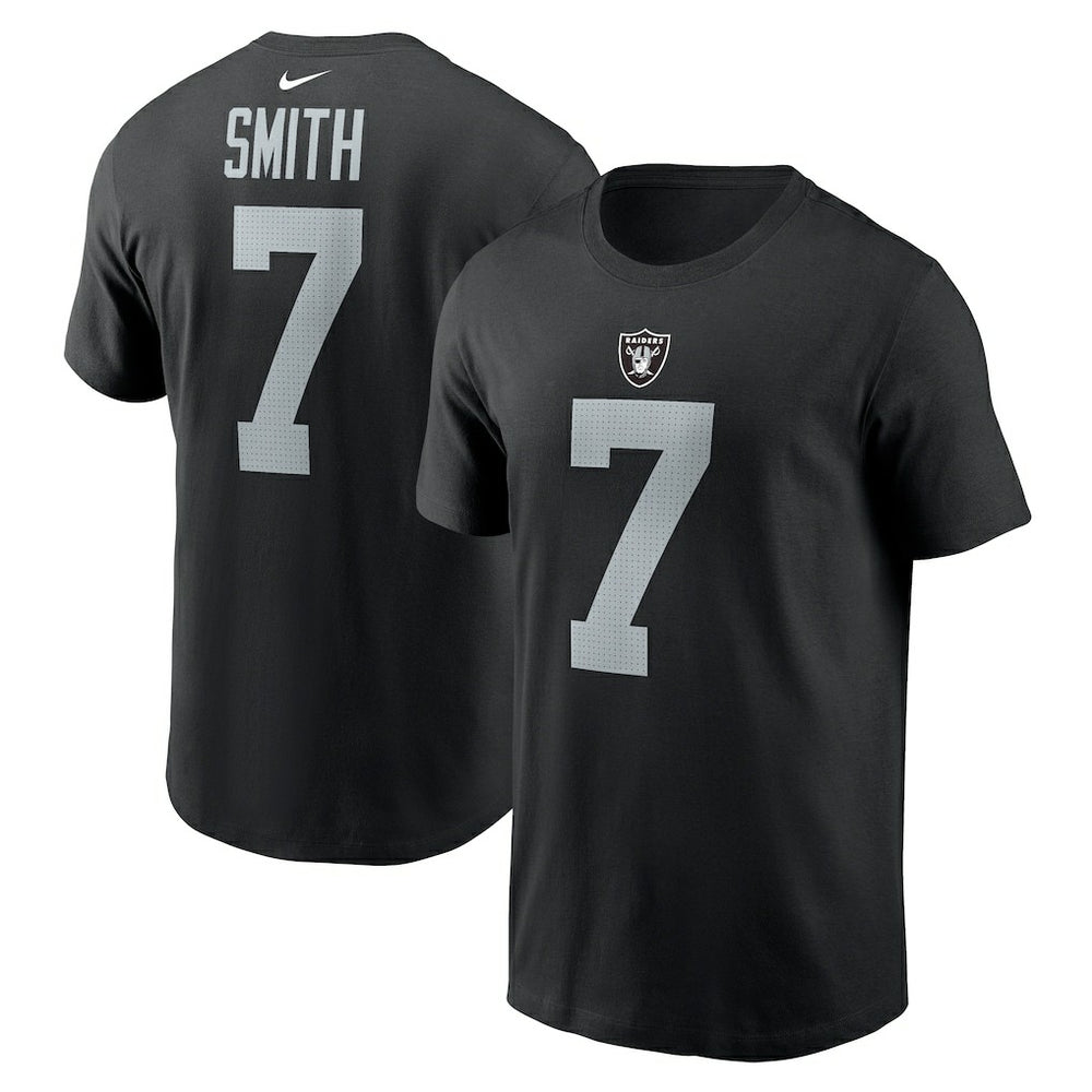 NFL Las Vegas Raiders Geno Smith Name & Number T-Shirt