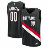 Scoot Henderson Portland Trail Blazers Fast Break Replica Jersey - Icon Edition - Black | Fanatics sale