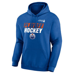Edmonton Oilers Fanatics 2025 Stanley Cup Playoffs Breakout Fleece Pullover Hoodie