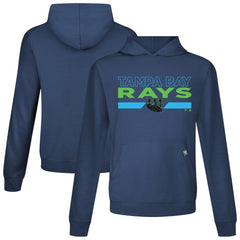 Tampa Bay Rays Levelwear City Connect Relay No Hitter Pullover Hoodie - Navy
