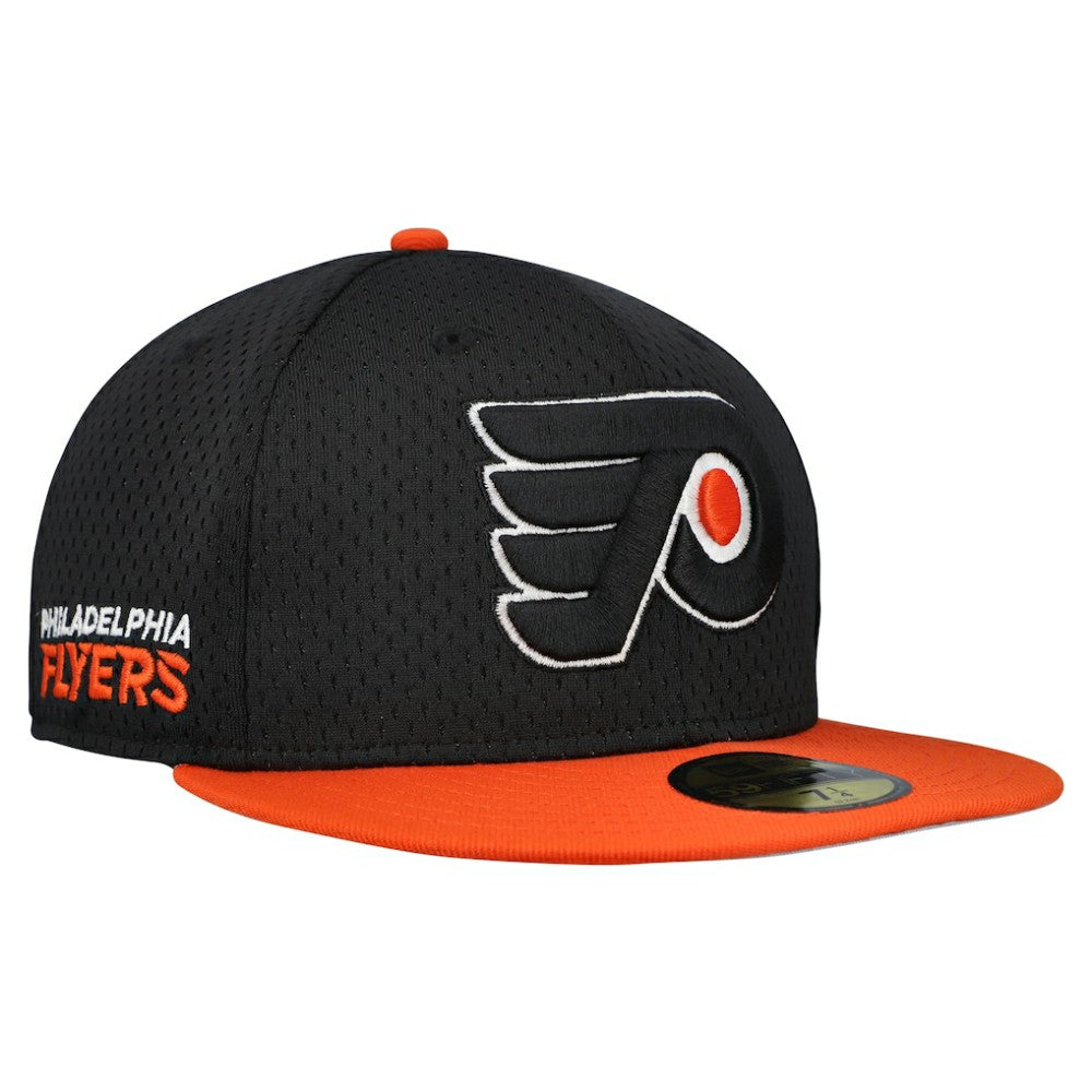 Philadelphia Flyers New Era Mesh Crown Two-Tone 59FIFTY Fitted Hat