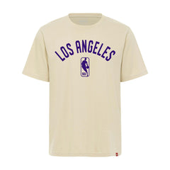 Los Angeles Lakers Sportiqe Unisex Duke Premium T-Shirt - Cream online
