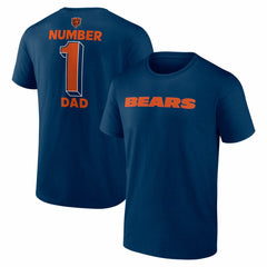 NFL Chicago Bears #1 Dad Jersey T-Shirt