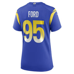 NFL Los Angeles Rams Poona Ford Women's Team Game Jersey