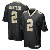 NFL New Orleans Saints Spencer Rattler Team Game Jersey