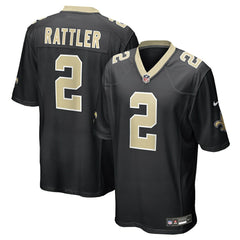 NFL New Orleans Saints Spencer Rattler Team Game Jersey