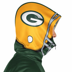 NFL Green Bay Packers Pro Player Helmet Full-Zip Hooded Track Jacket